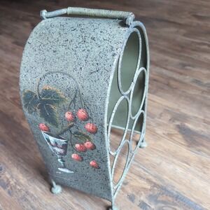 Vintage Shabby Chic 5 Bottle Wine Holder